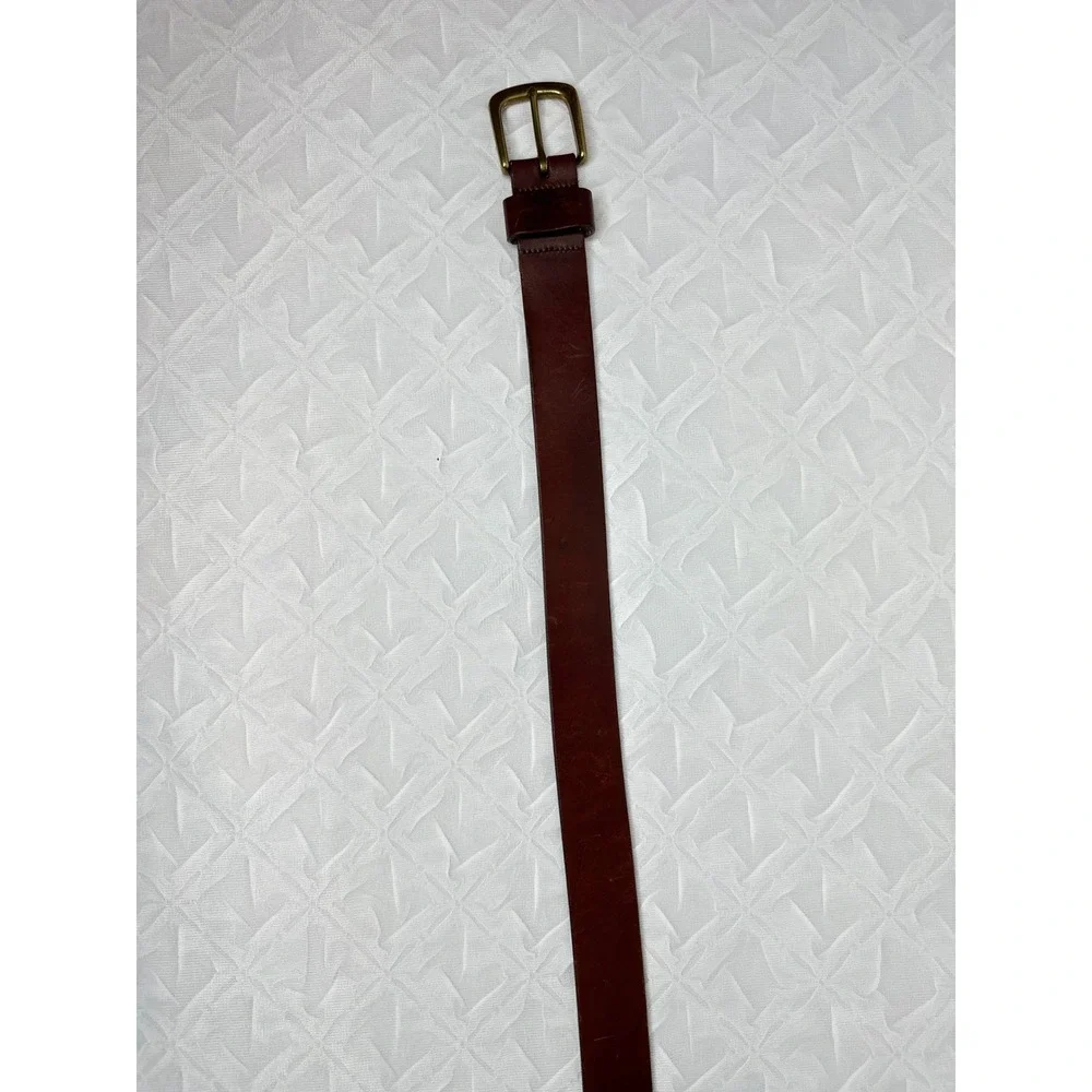 Duluth Everyday Leather Work Belt Brown SZ 42 Outdoor Workwear Utility Classic